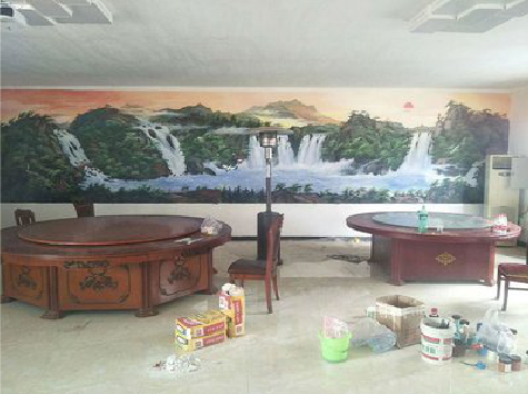 腾冲墙绘-写实风景