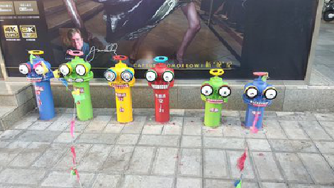 腾冲商业区彩绘