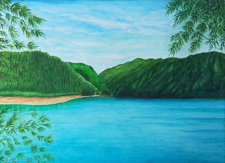 腾冲在墙绘中，如何绘画绿水青山？