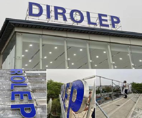 腾冲楼顶发光字安装的注意事项。